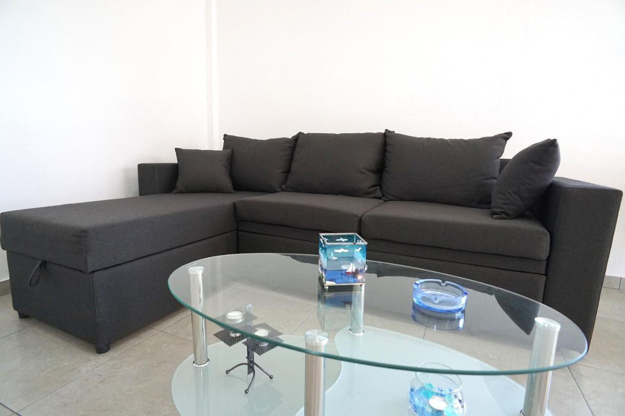 Dolphins House Villa Paralia Avdhiron Bagian luar foto