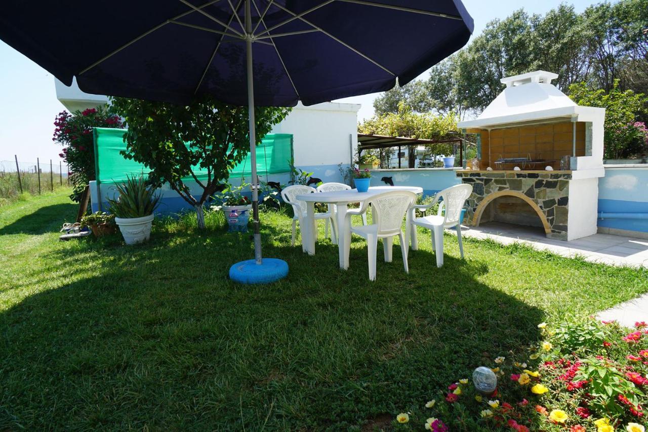 Dolphins House Villa Paralia Avdhiron Bagian luar foto